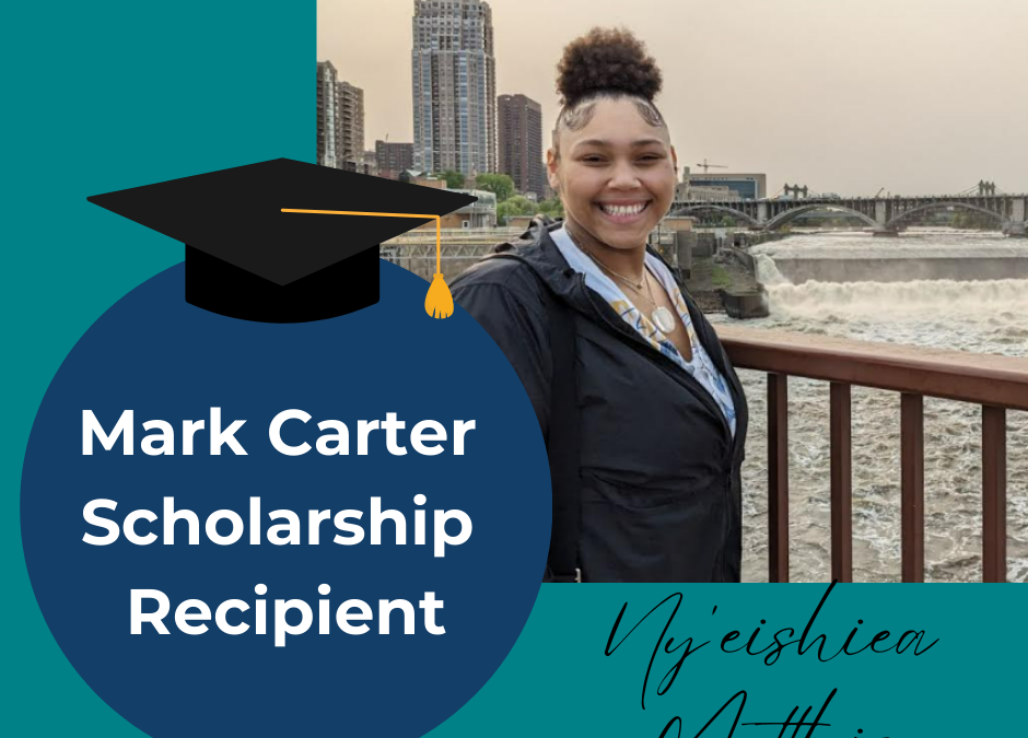 First Ever Mark Carter Scholarship Recipient